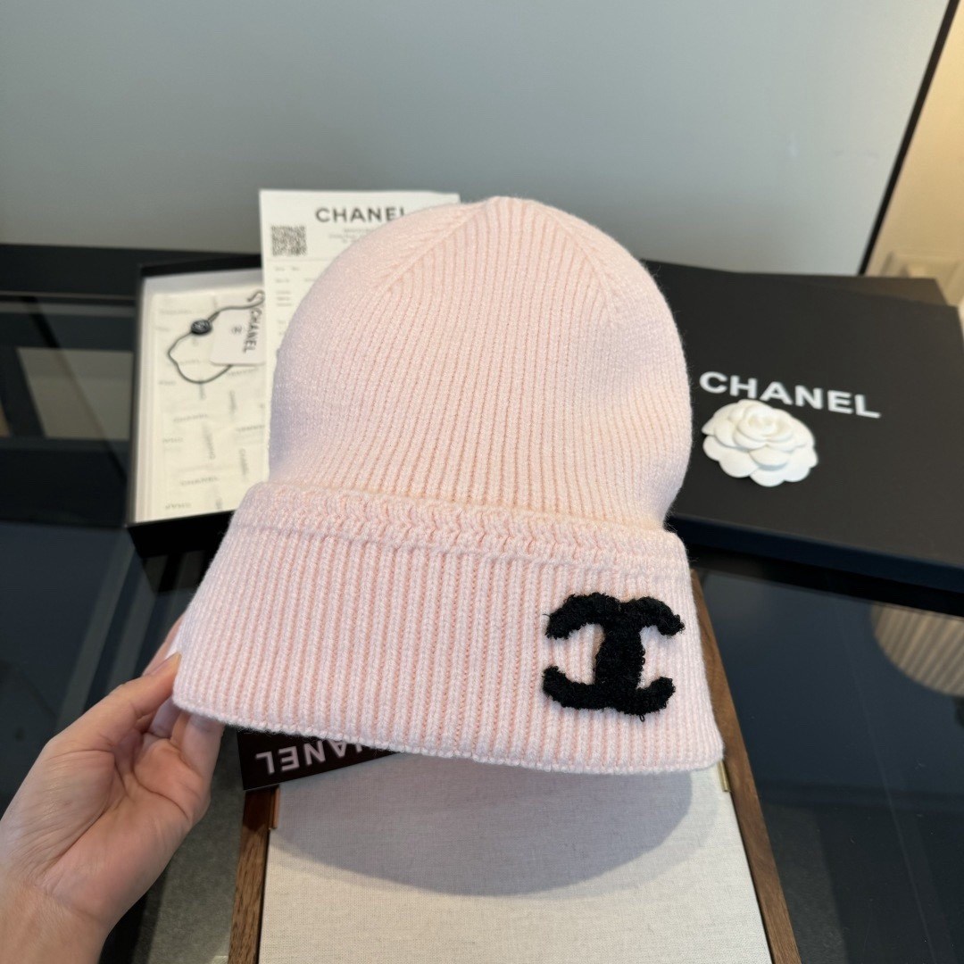 P Chanel香奈儿新款毛线帽