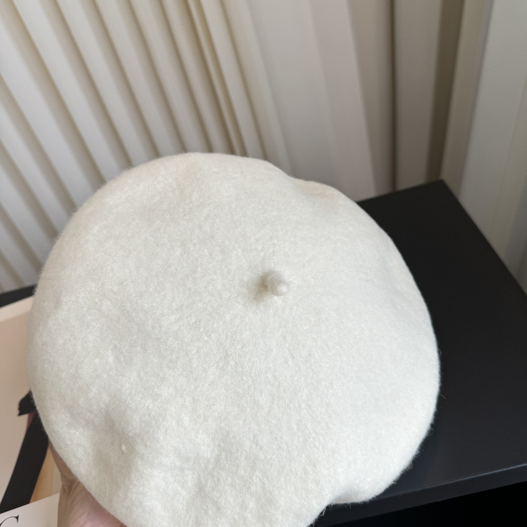 DIOR Crystal Letter Wool Beret