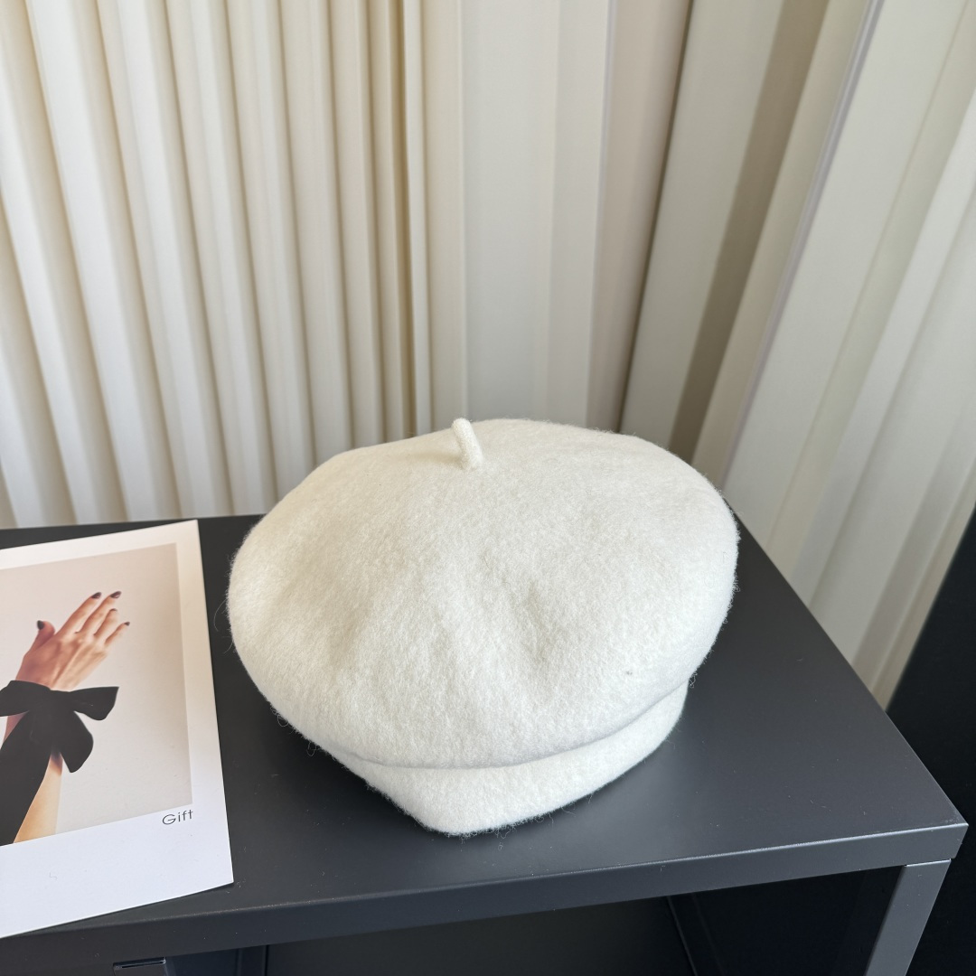 DIOR Crystal Letter Wool Beret