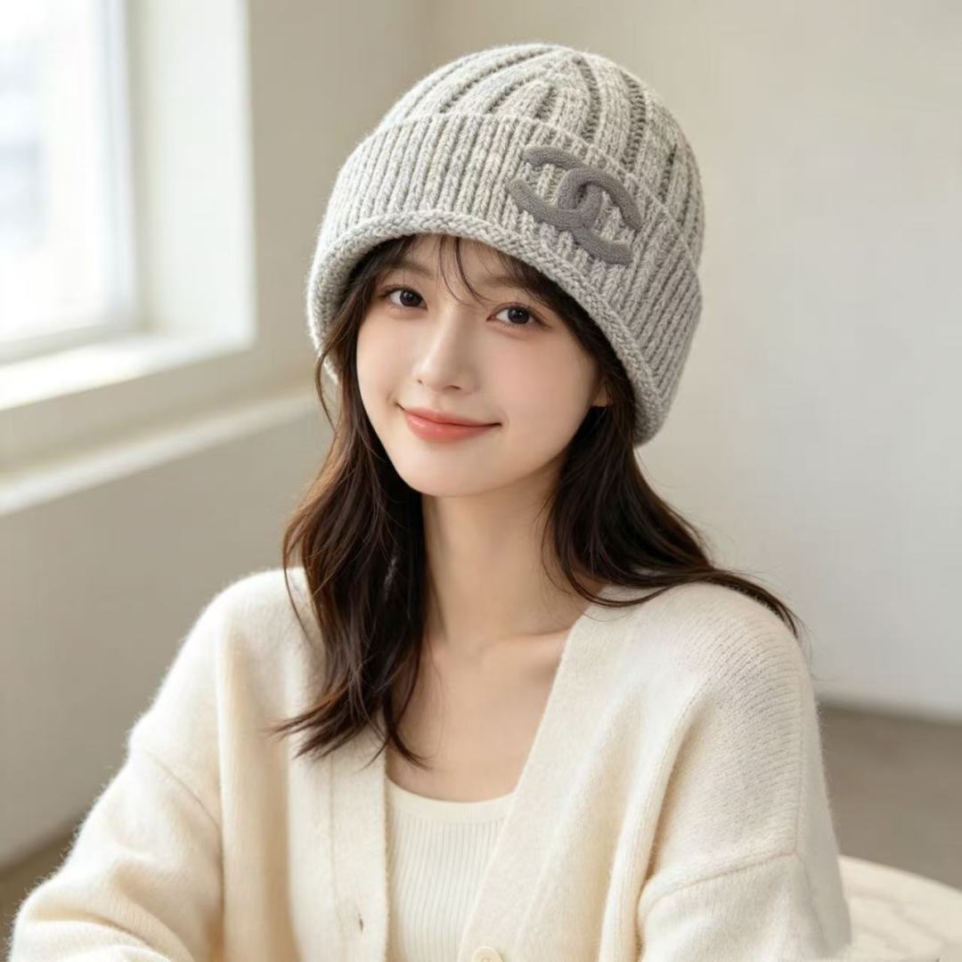 P Chanel香奈儿新款毛线帽