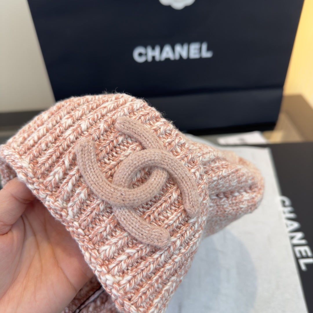 P Chanel香奈儿新款毛线帽