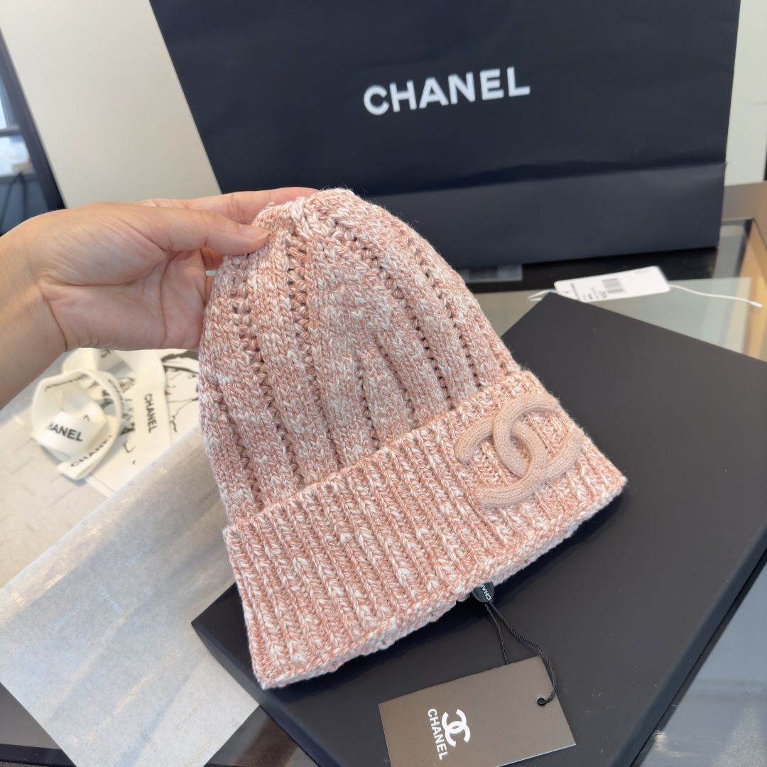 P Chanel香奈儿新款毛线帽