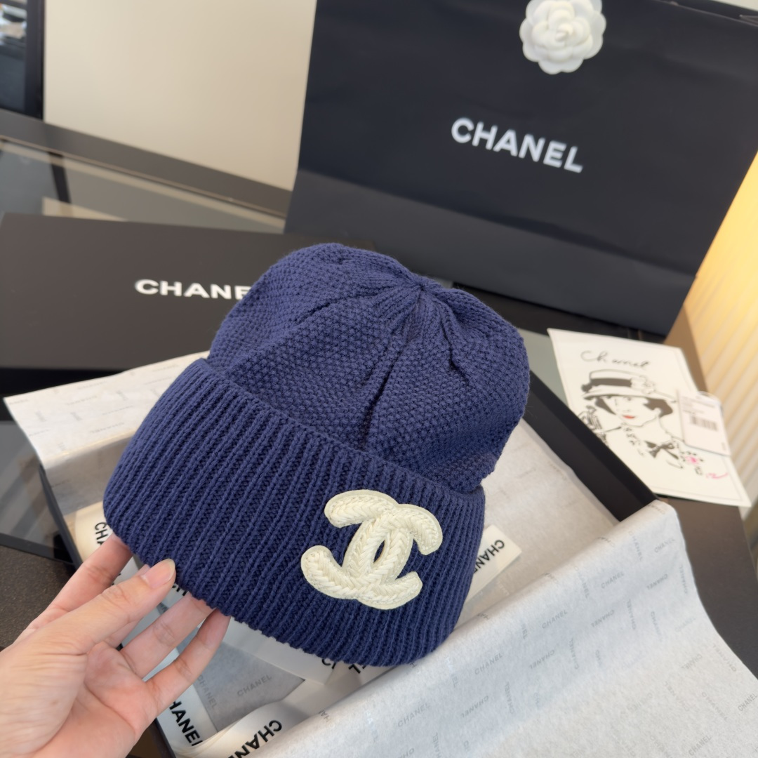 P Chanel香奈儿新款毛线帽