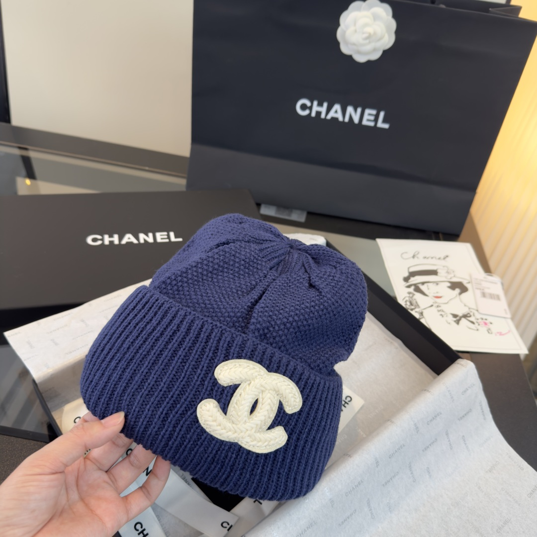 P Chanel香奈儿新款毛线帽
