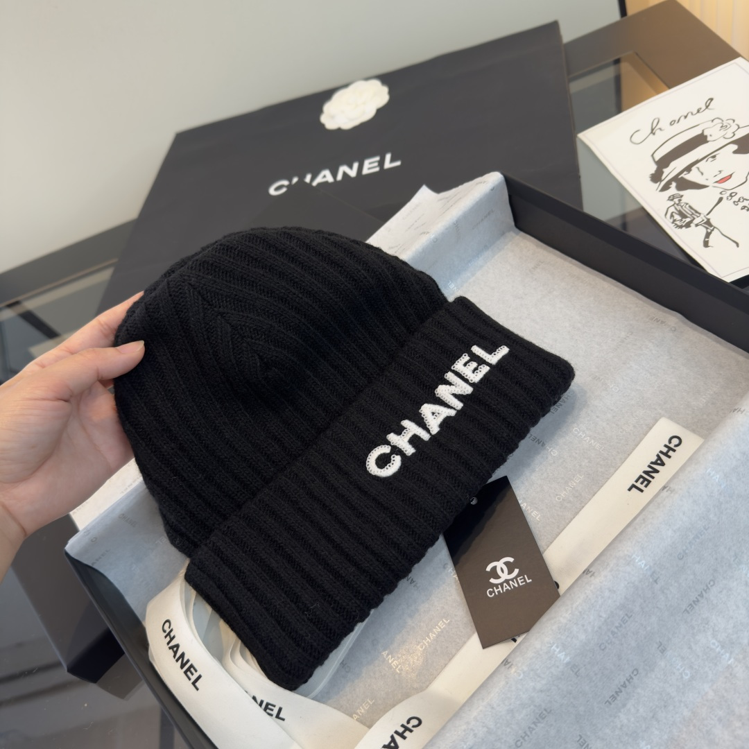P Chanel香奈儿新款毛线帽