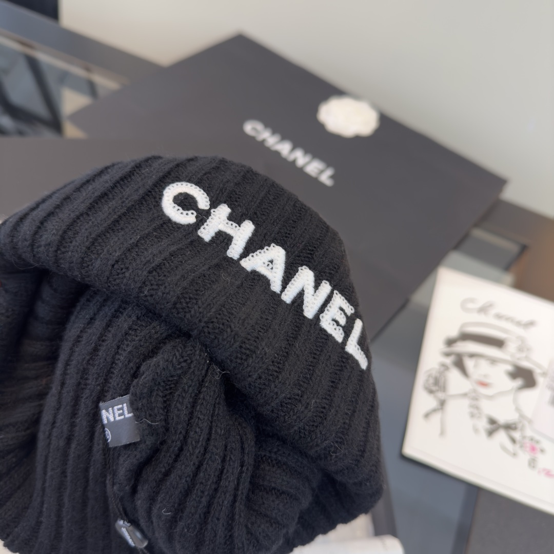 P Chanel香奈儿新款毛线帽
