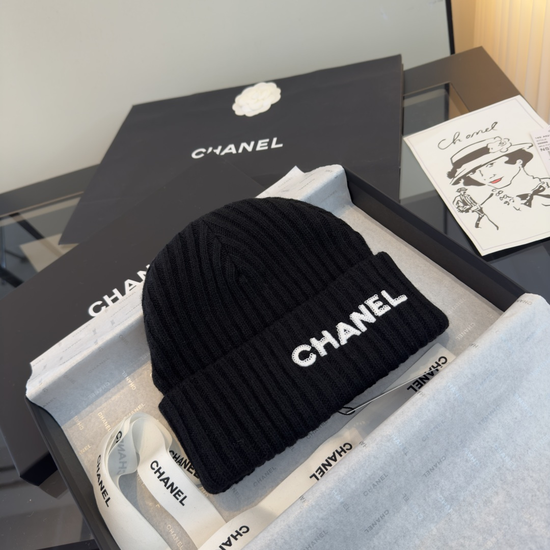 P Chanel香奈儿新款毛线帽