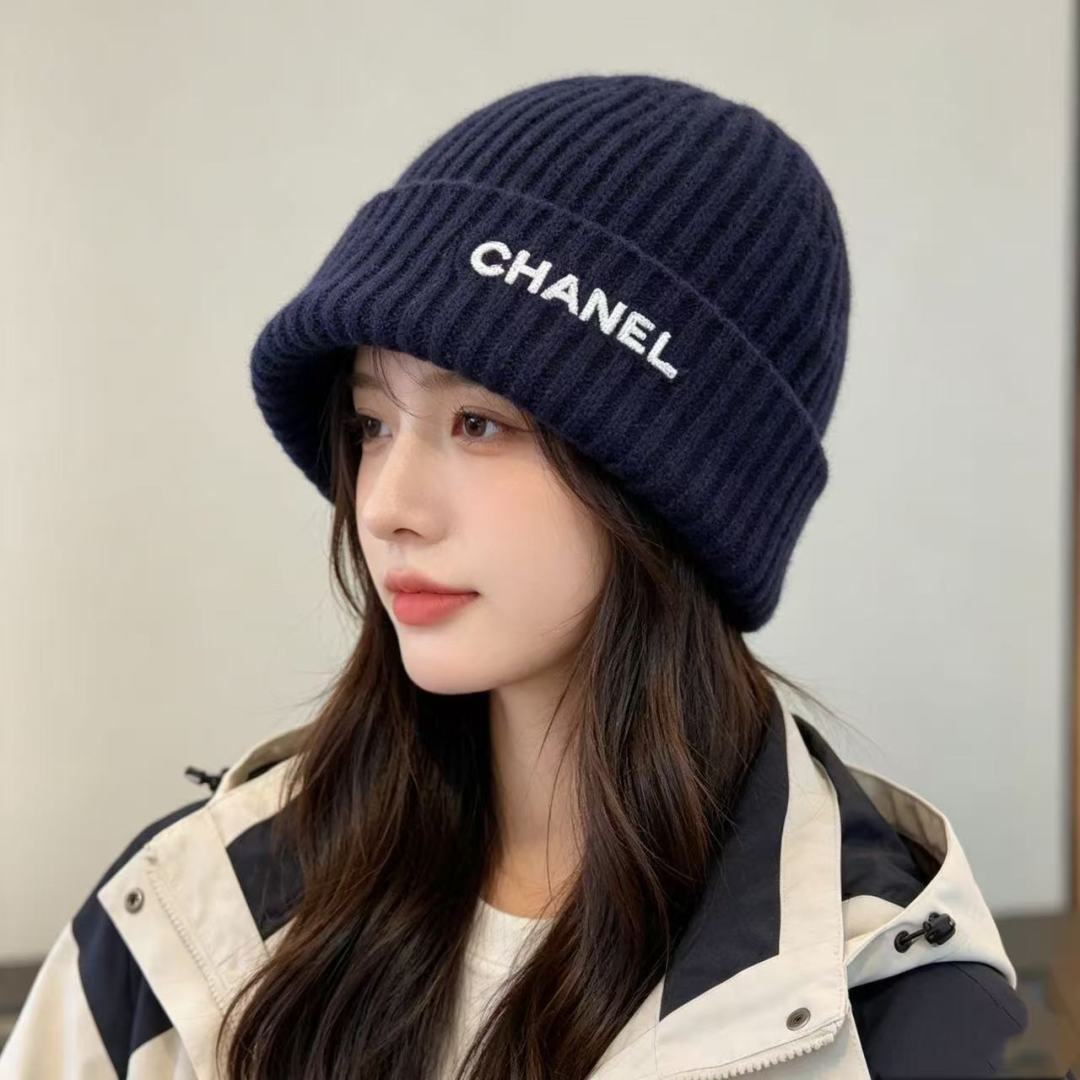 P Chanel香奈儿新款毛线帽