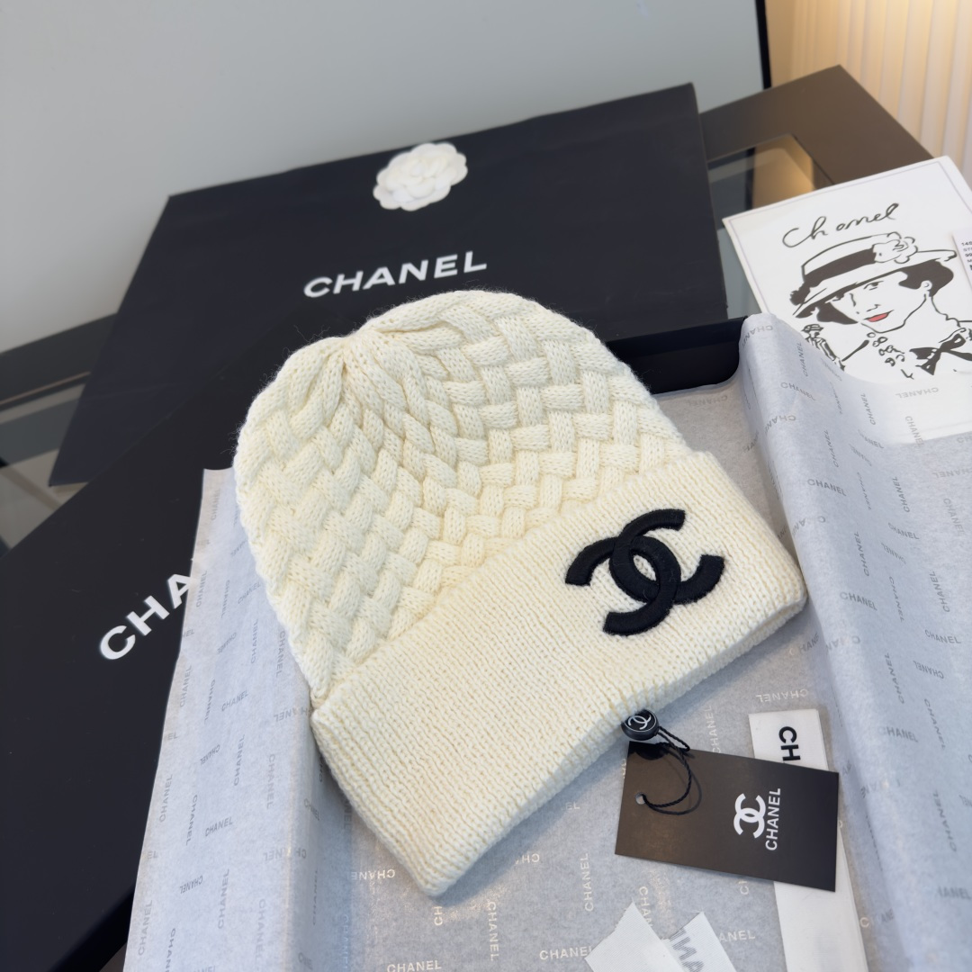 P Chanel香奈儿新款毛线帽