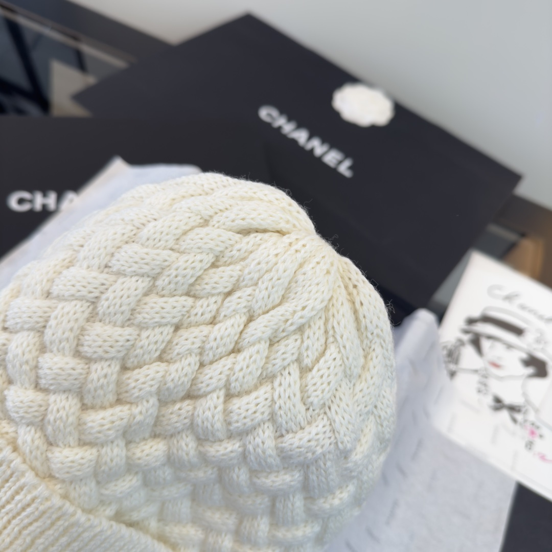 P Chanel香奈儿新款毛线帽