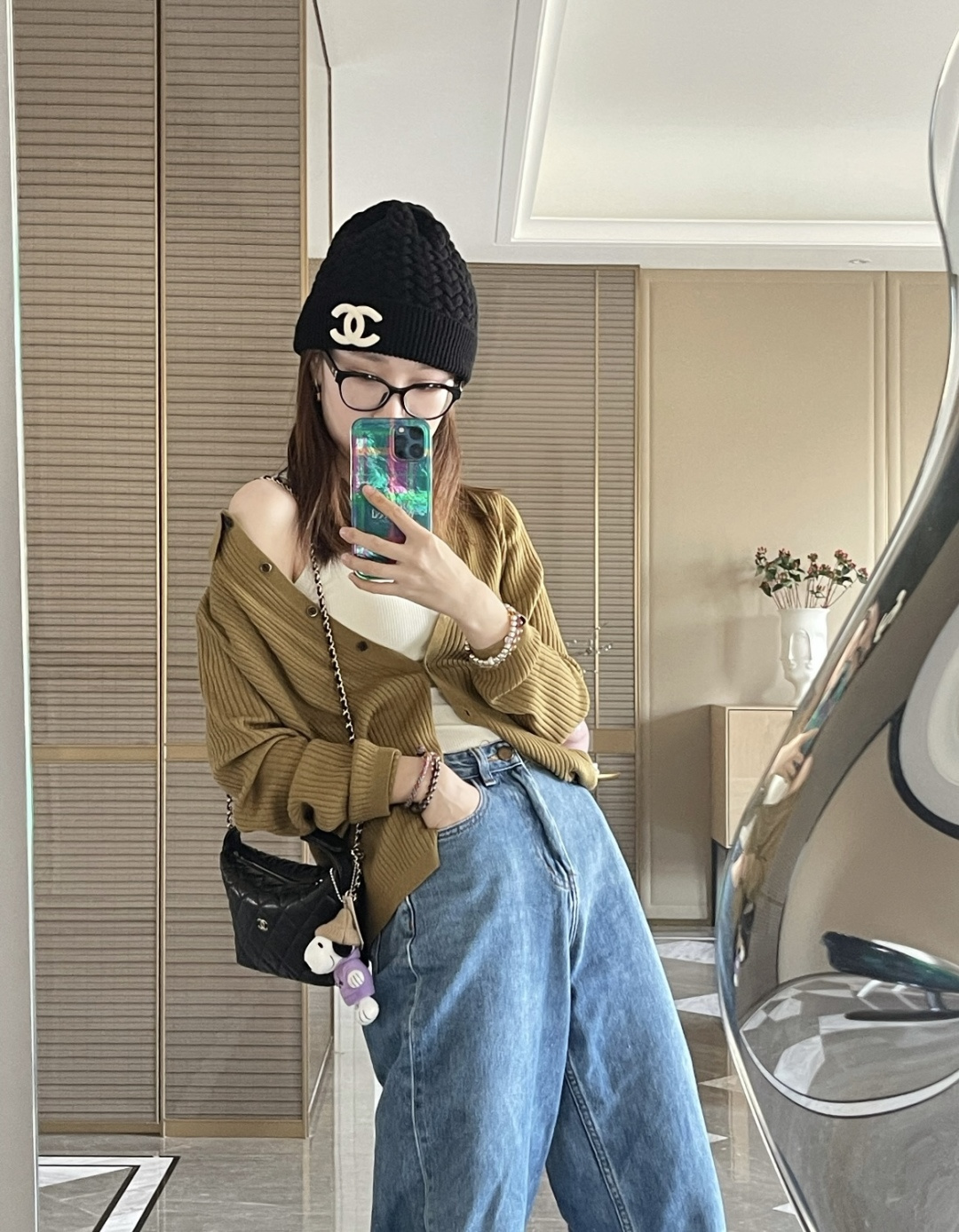 P Chanel香奈儿新款毛线帽