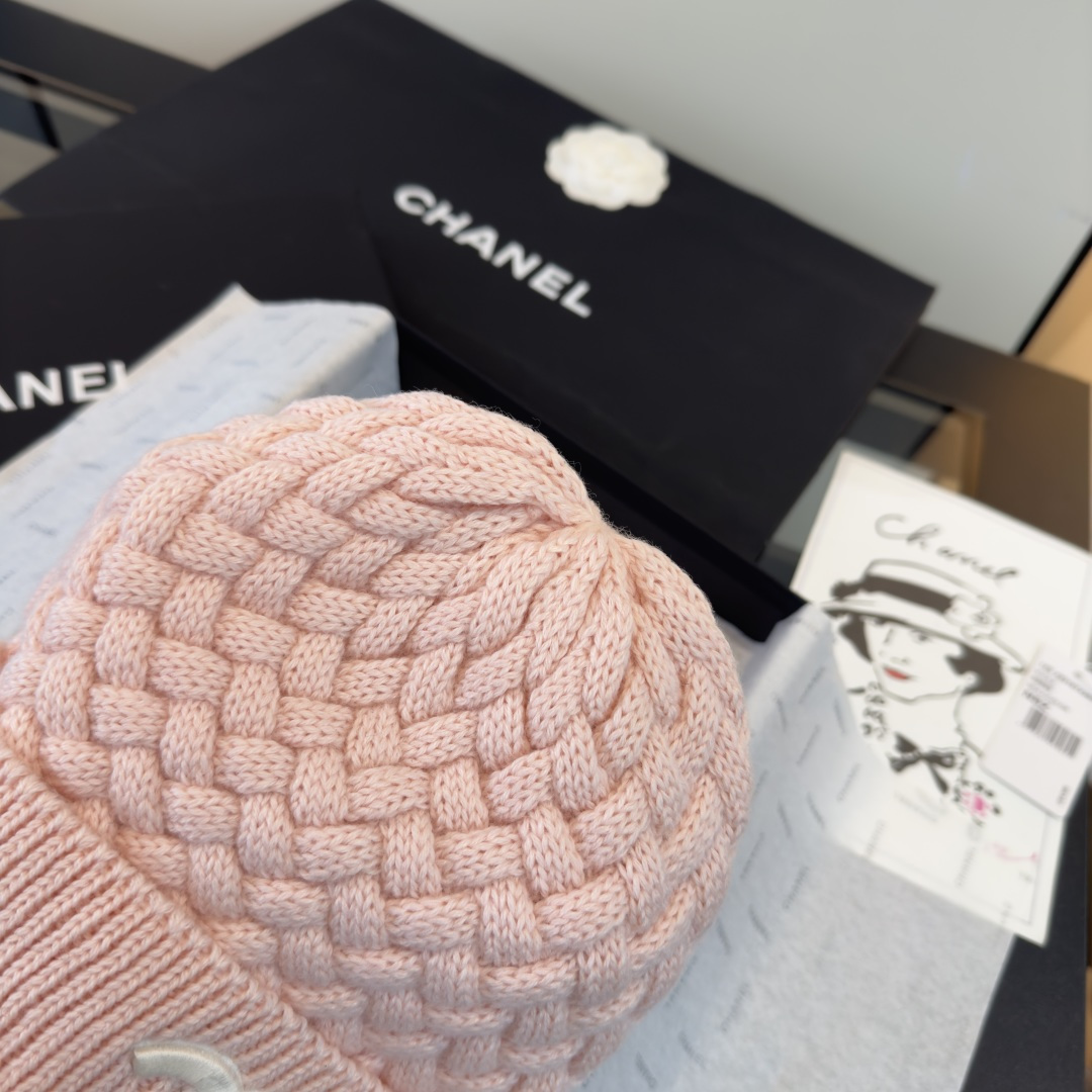 P Chanel香奈儿新款毛线帽