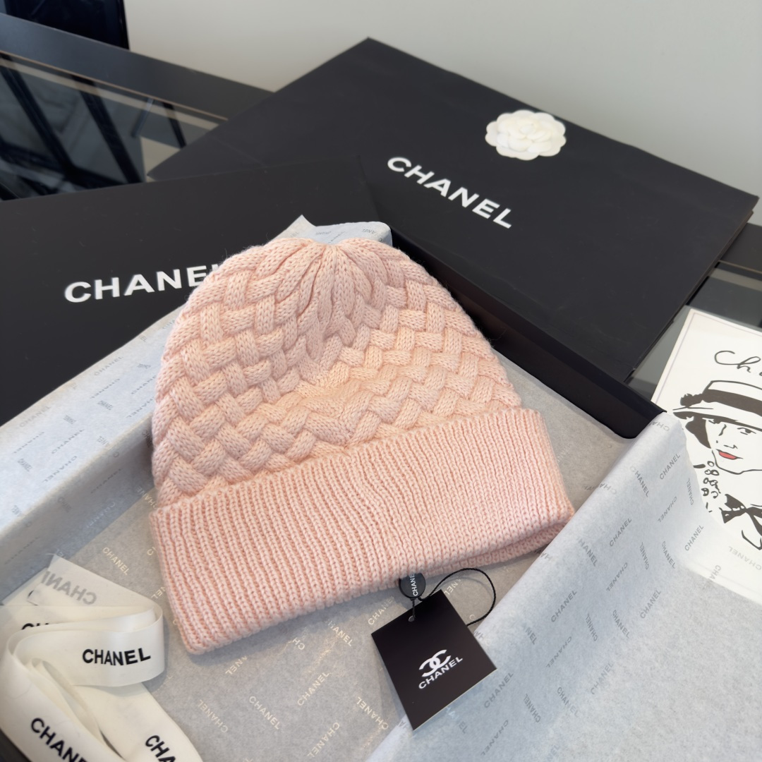 P Chanel香奈儿新款毛线帽
