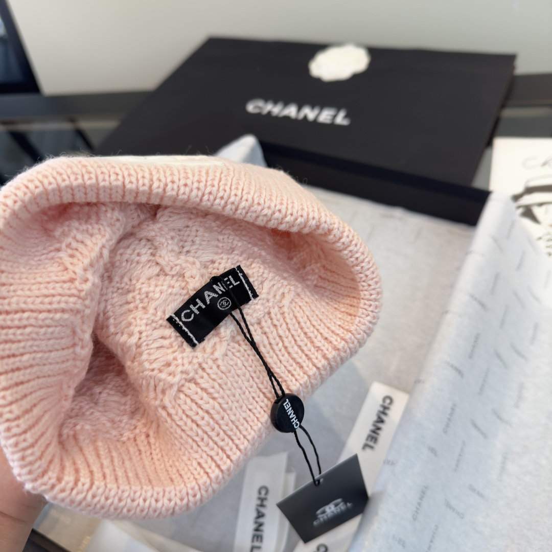 P Chanel香奈儿新款毛线帽