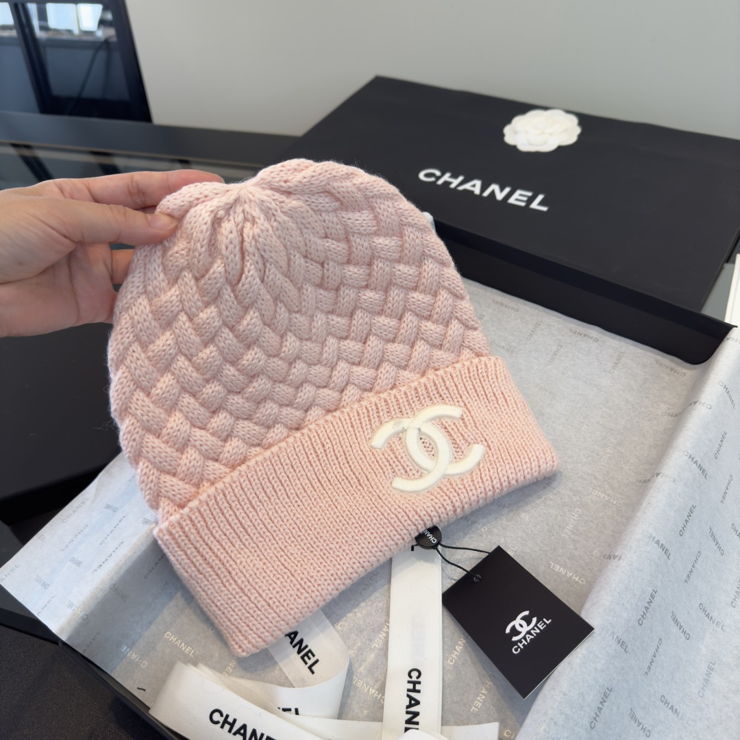 P Chanel香奈儿新款毛线帽