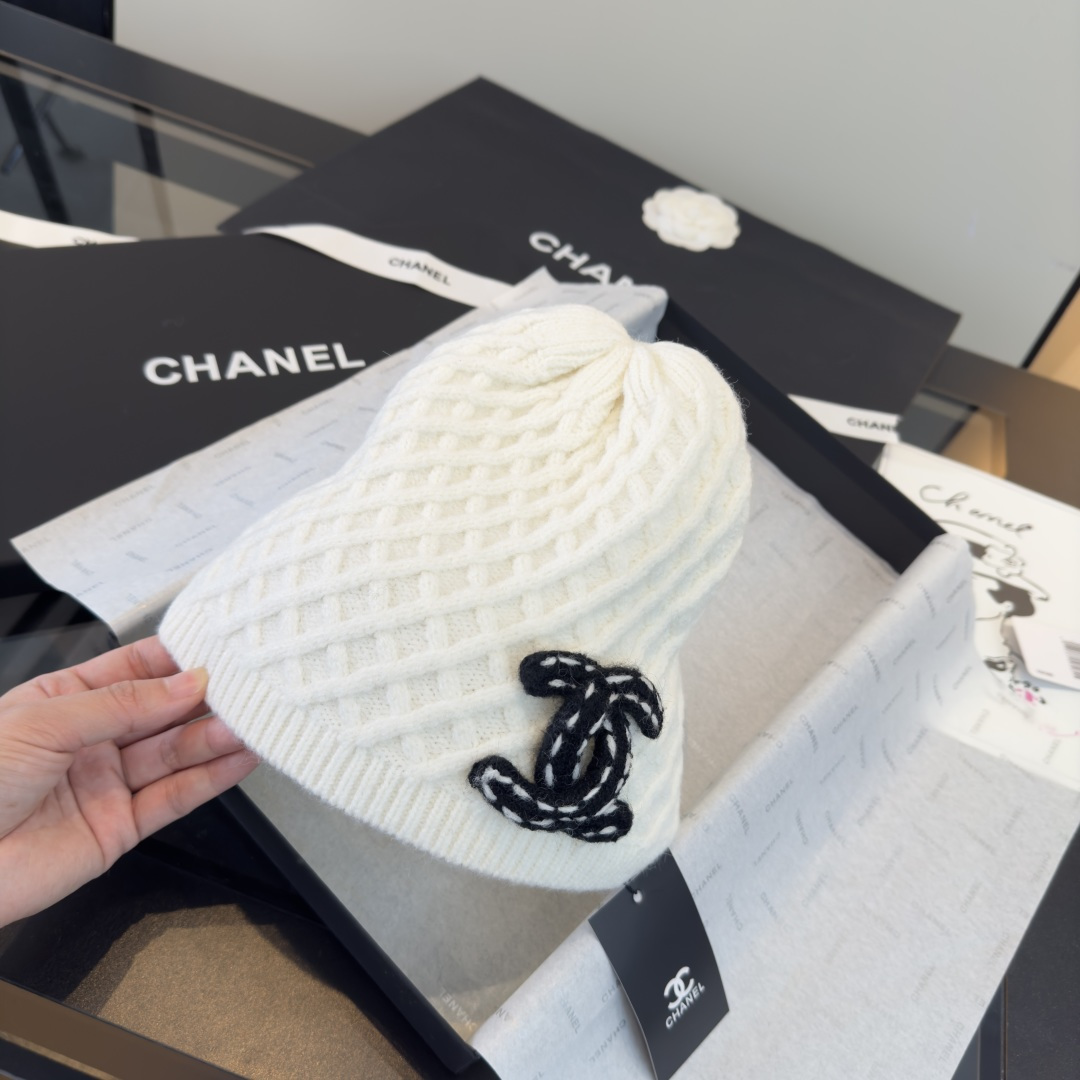 P Chanel香奈儿新款毛线帽