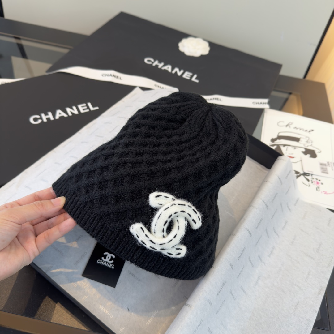 P Chanel香奈儿新款毛线帽