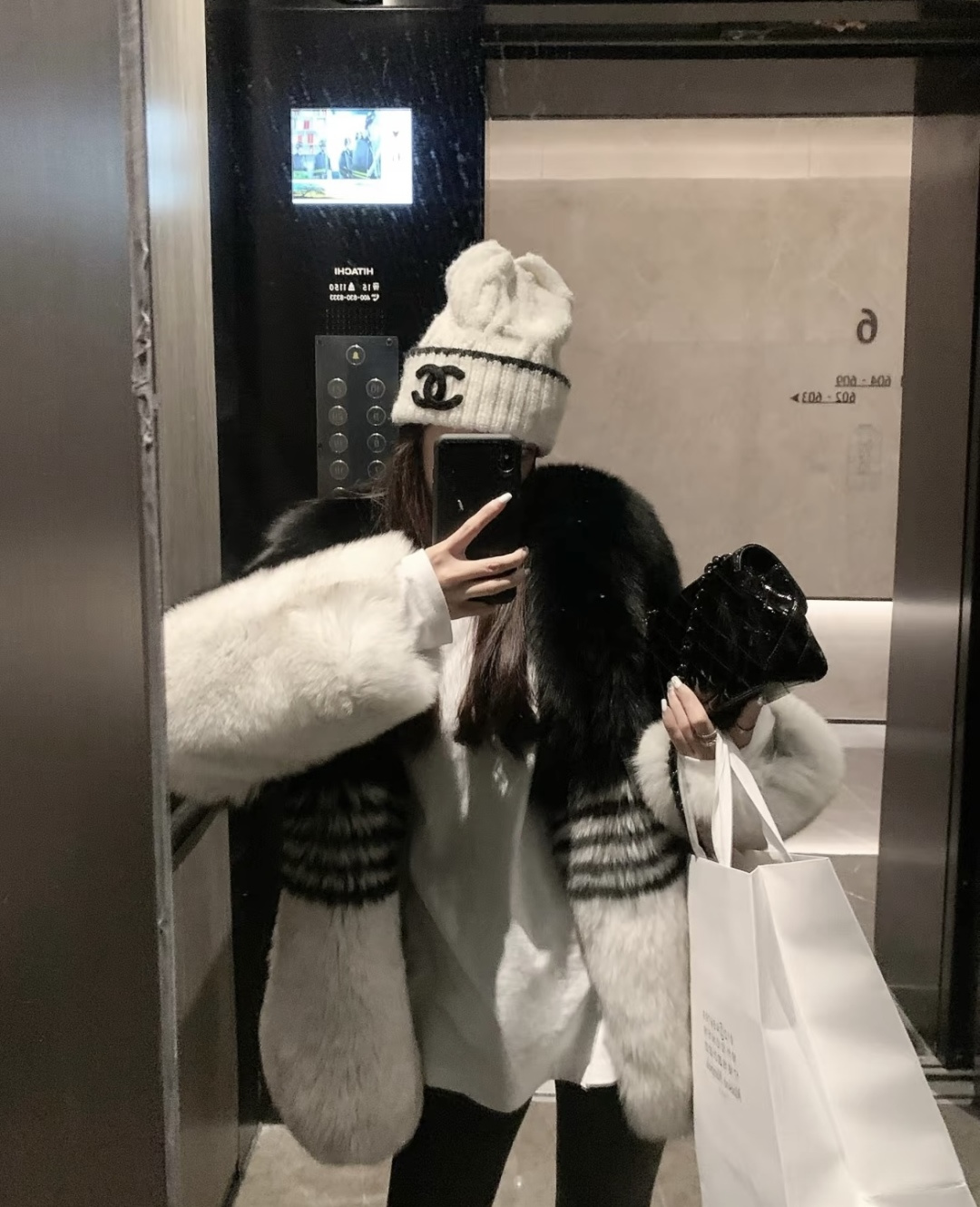 P Chanel香奈儿新款毛线帽