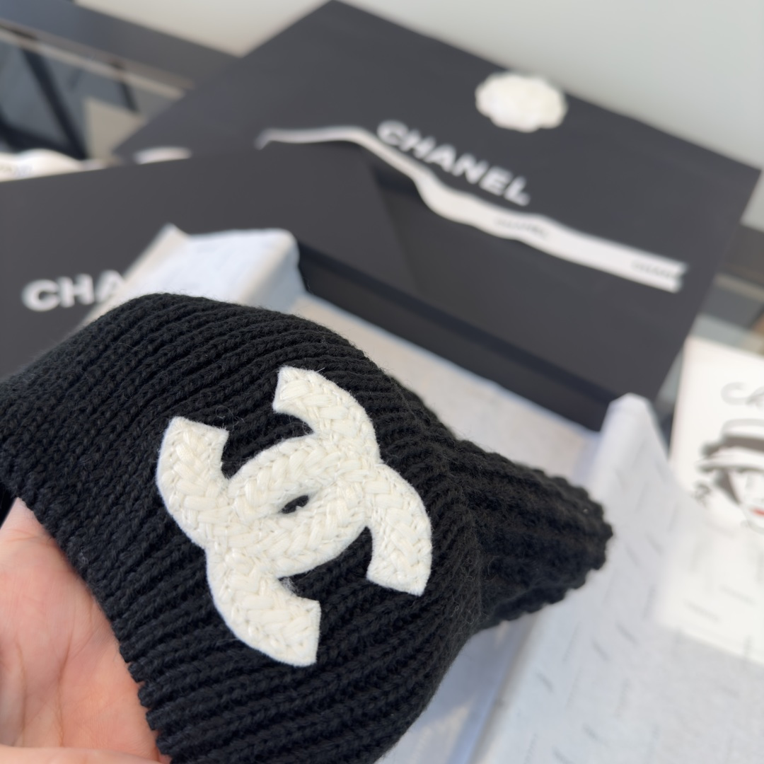 P Chanel香奈儿新款毛线帽
