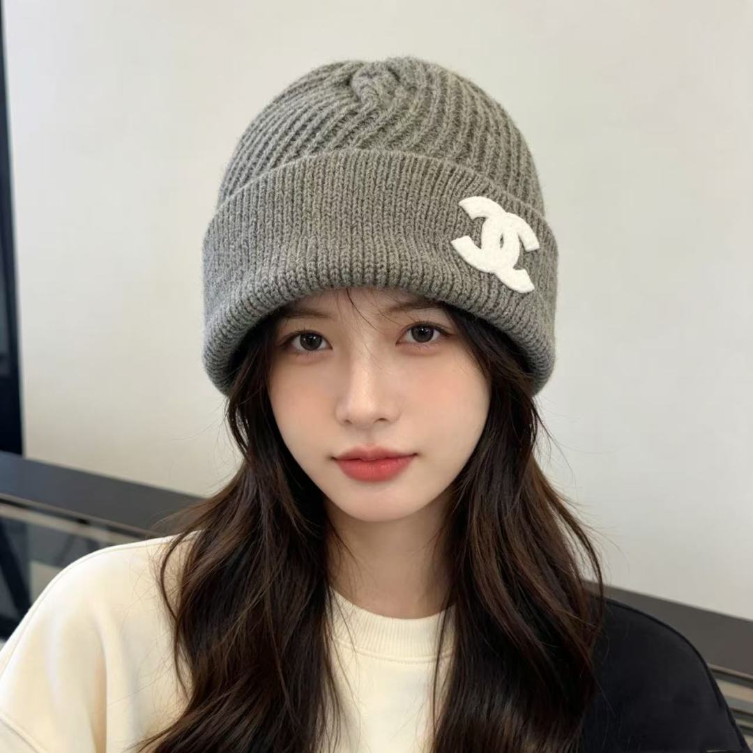 P Chanel香奈儿新款毛线帽