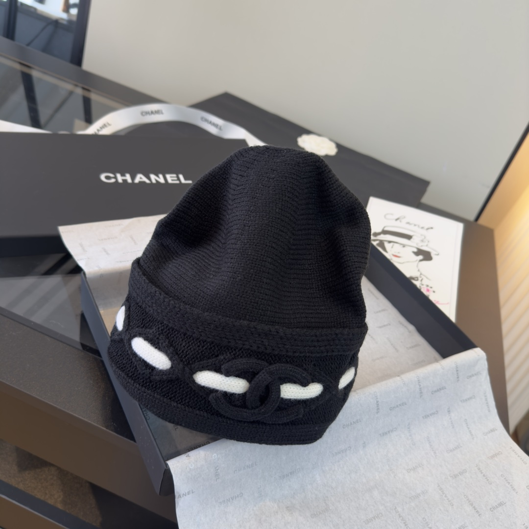 P Chanel香奈儿新款毛线帽