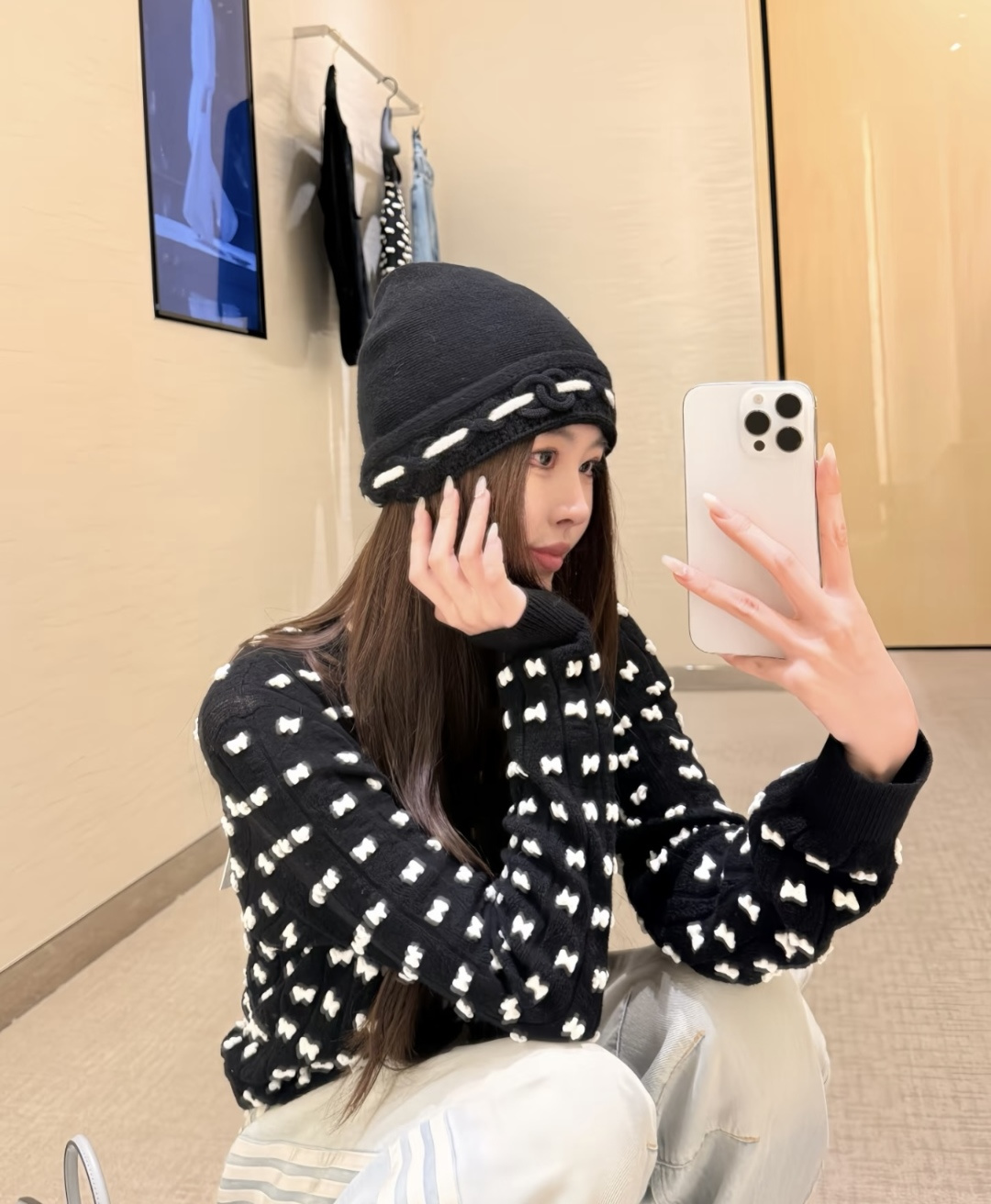 P Chanel香奈儿新款毛线帽