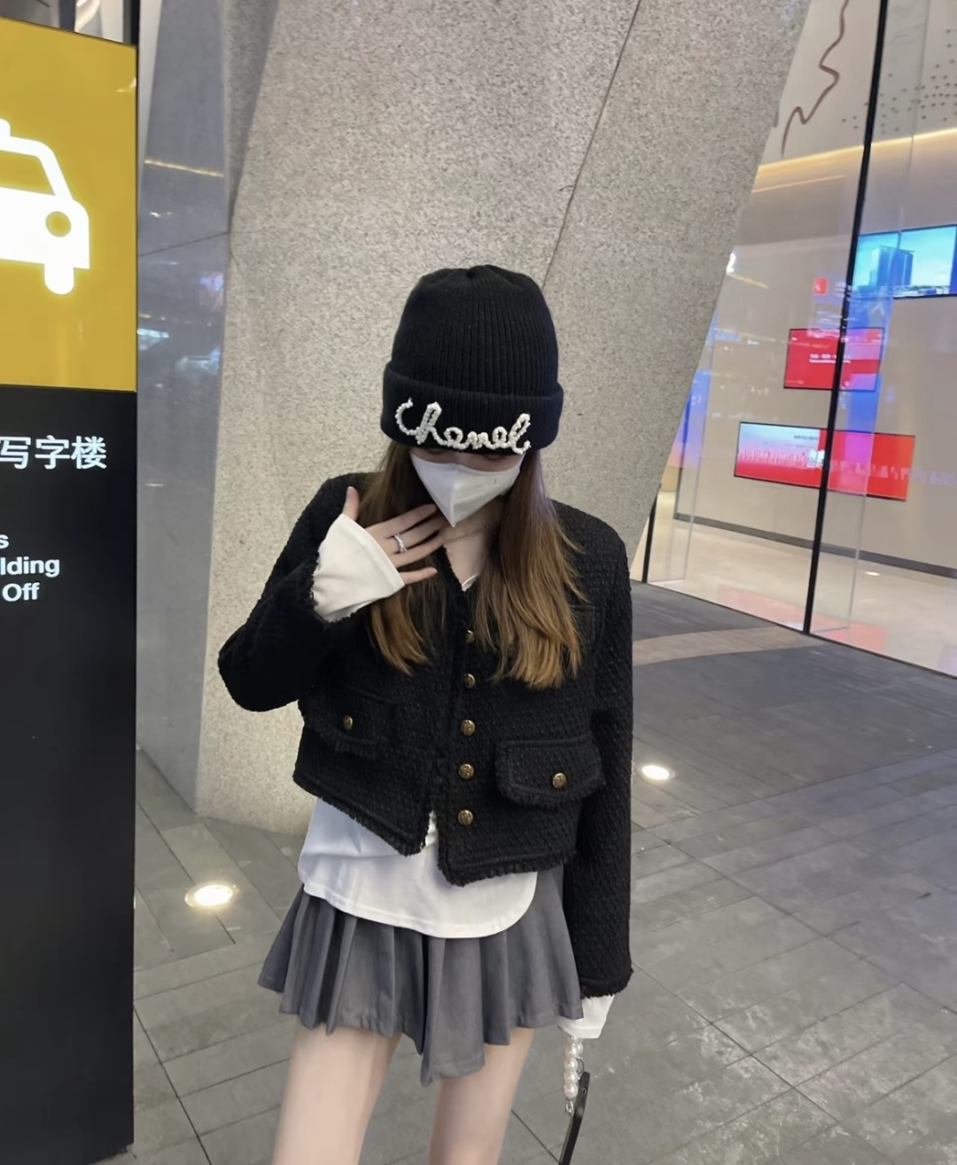 P Chanel香奈儿新款毛线帽
