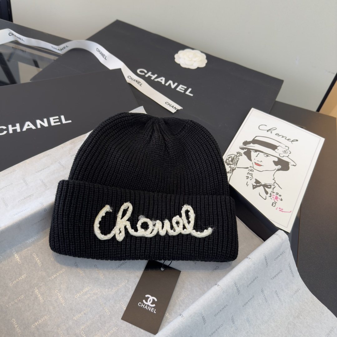 P Chanel香奈儿新款毛线帽