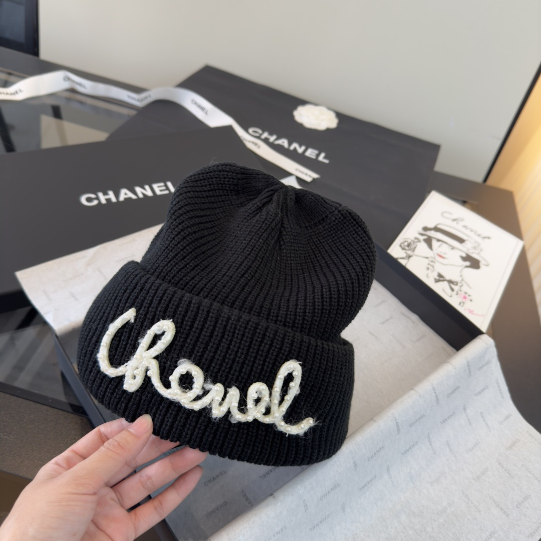 P Chanel香奈儿新款毛线帽