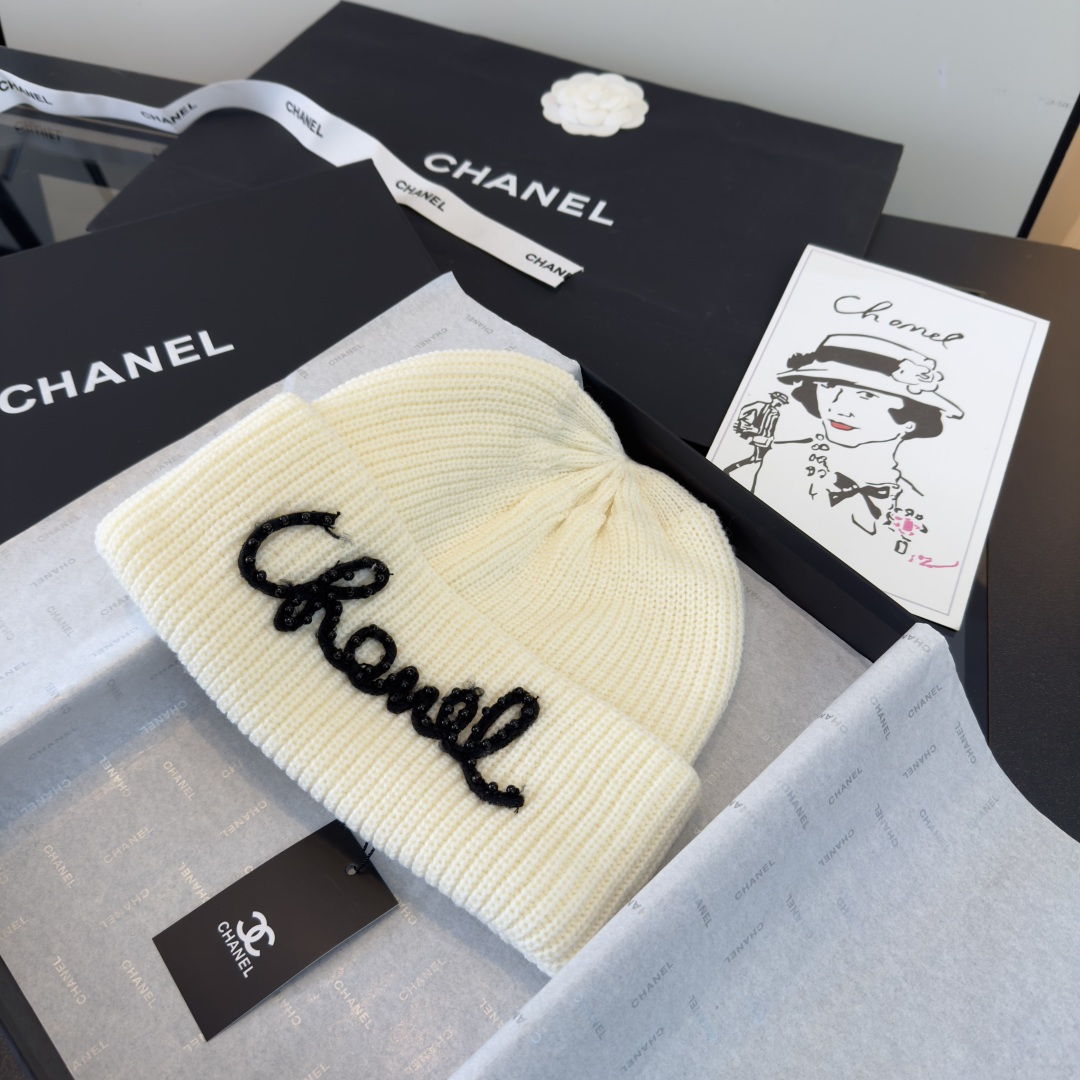 P Chanel香奈儿新款毛线帽