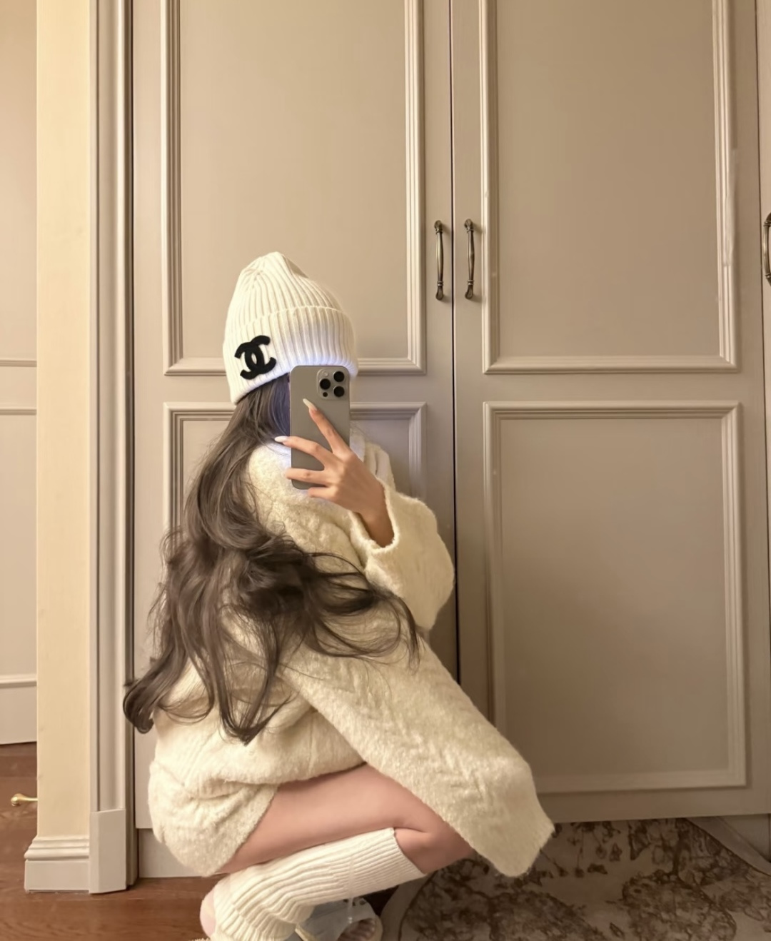 P Chanel香奈儿新款毛线帽