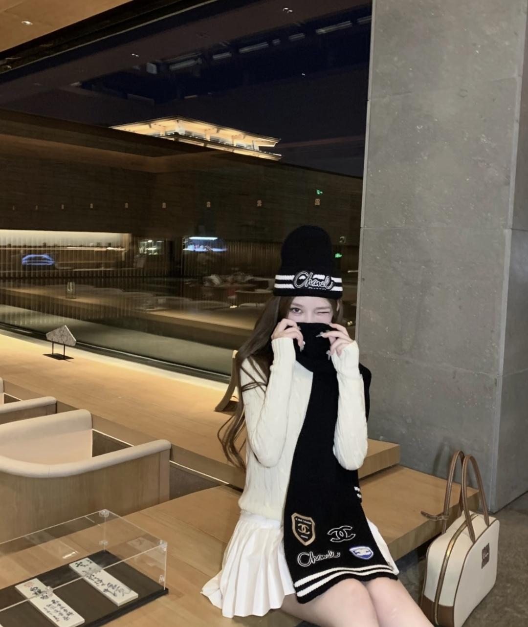 P Chanel香奈儿新款毛线帽