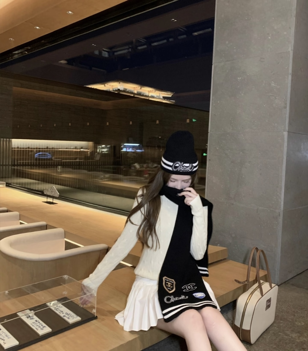 P Chanel香奈儿新款毛线帽