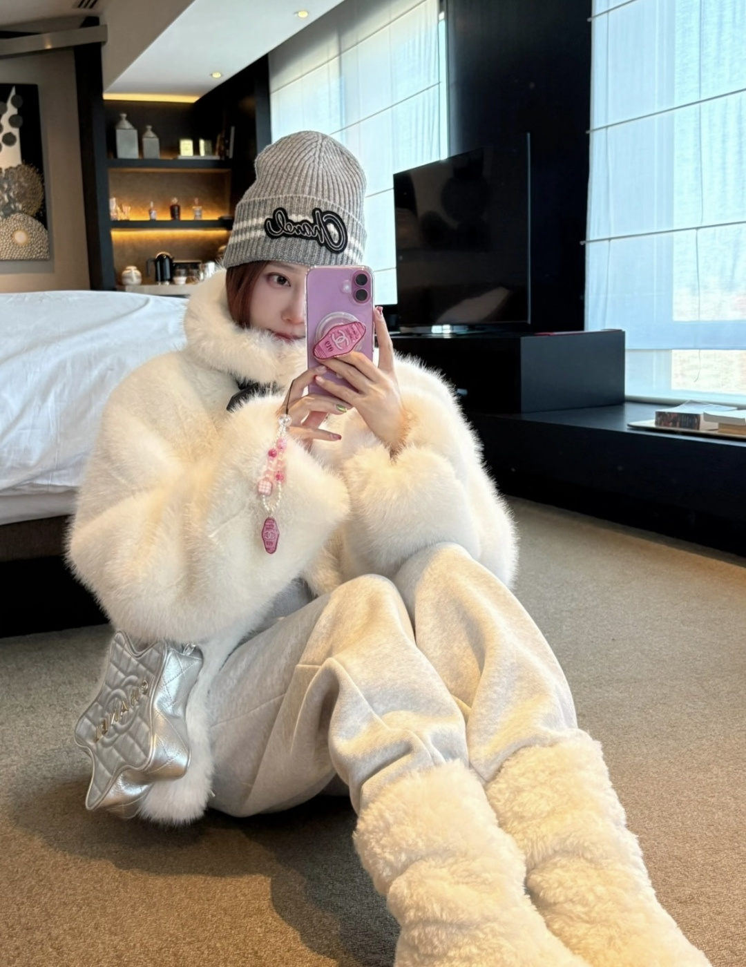 P Chanel香奈儿新款毛线帽