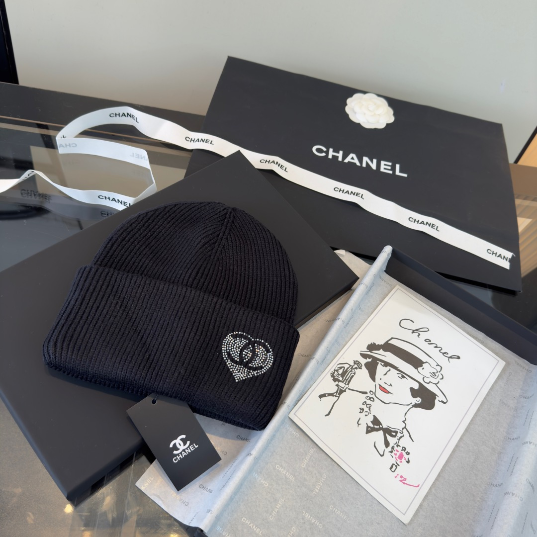 P Chanel香奈儿新款毛线帽