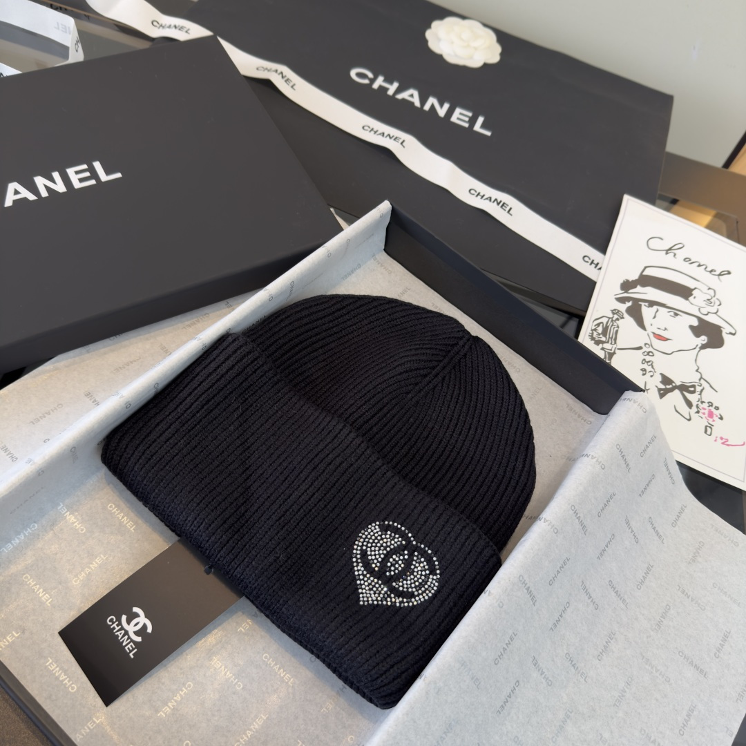 P Chanel香奈儿新款毛线帽