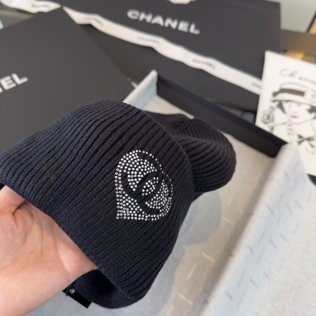 P Chanel香奈儿新款毛线帽