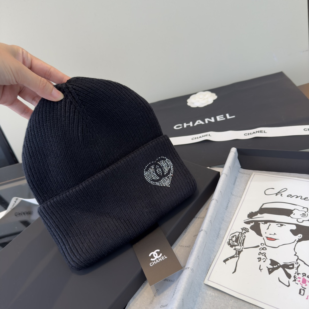 P Chanel香奈儿新款毛线帽