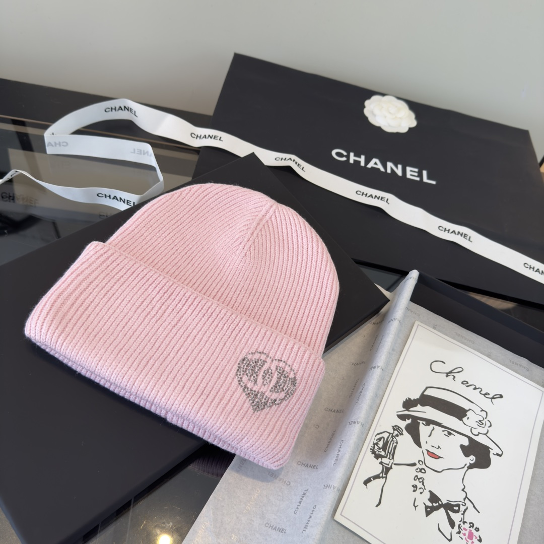 P Chanel香奈儿新款毛线帽