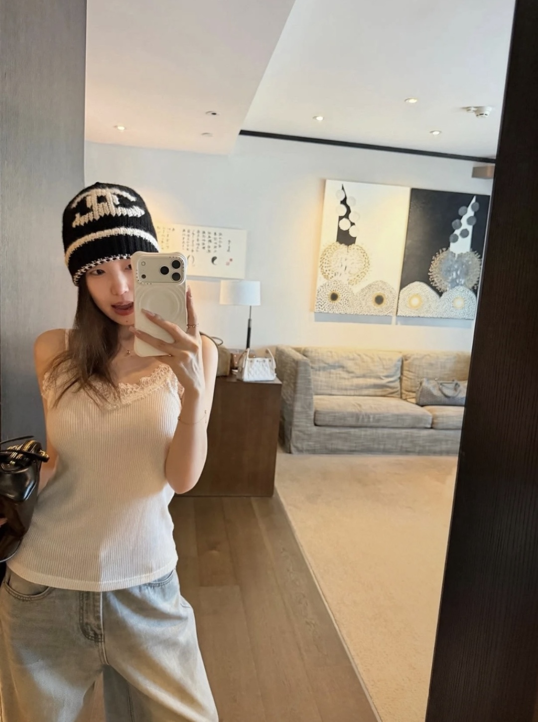 P Chanel香奈儿新款毛线帽