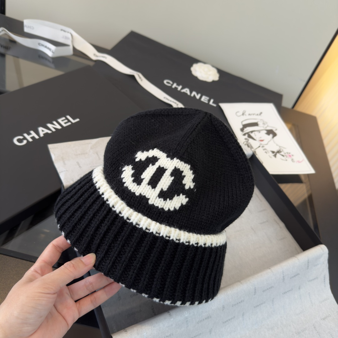 P Chanel香奈儿新款毛线帽