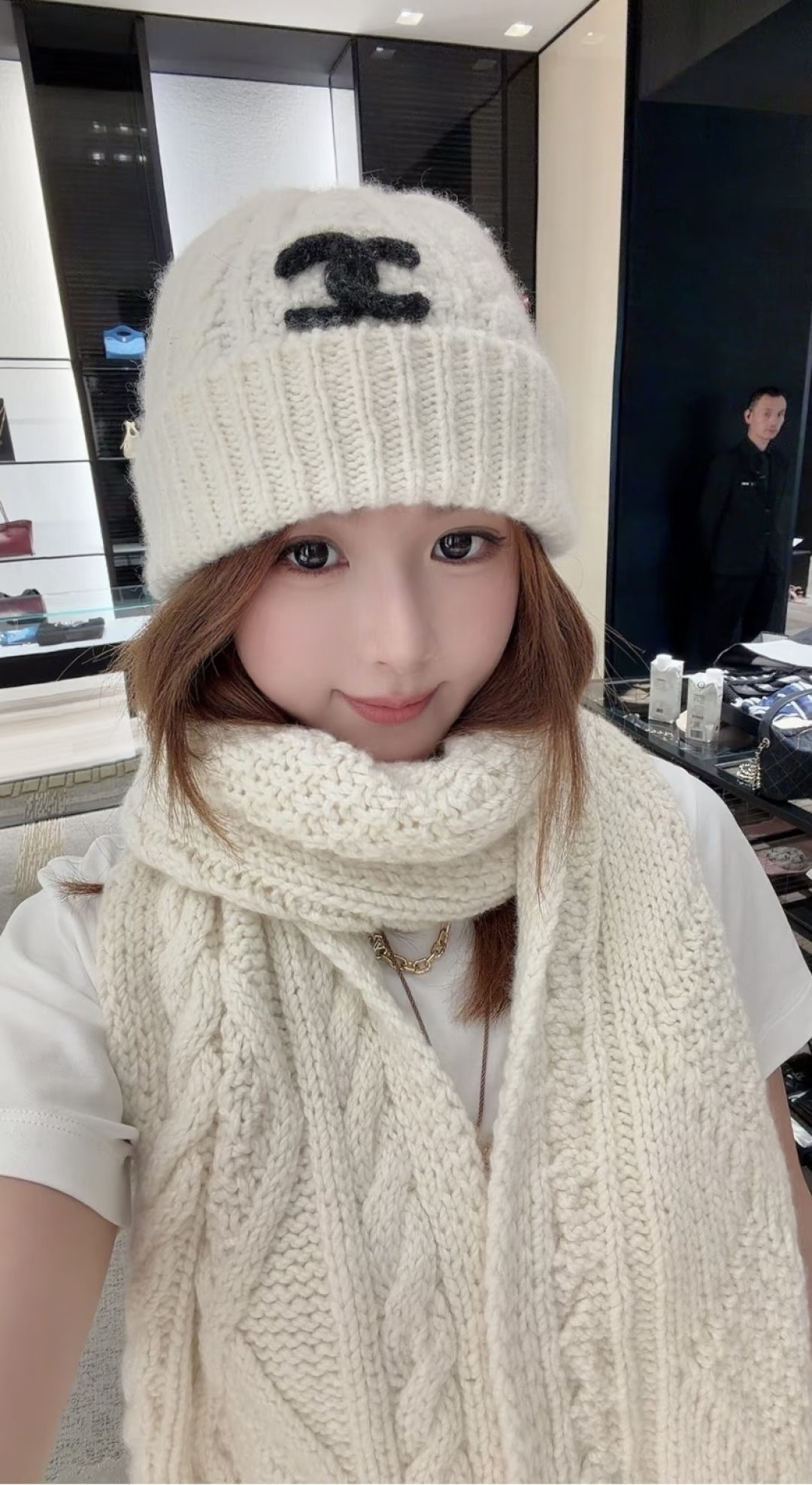 P Chanel香奈儿新款针织毛线帽