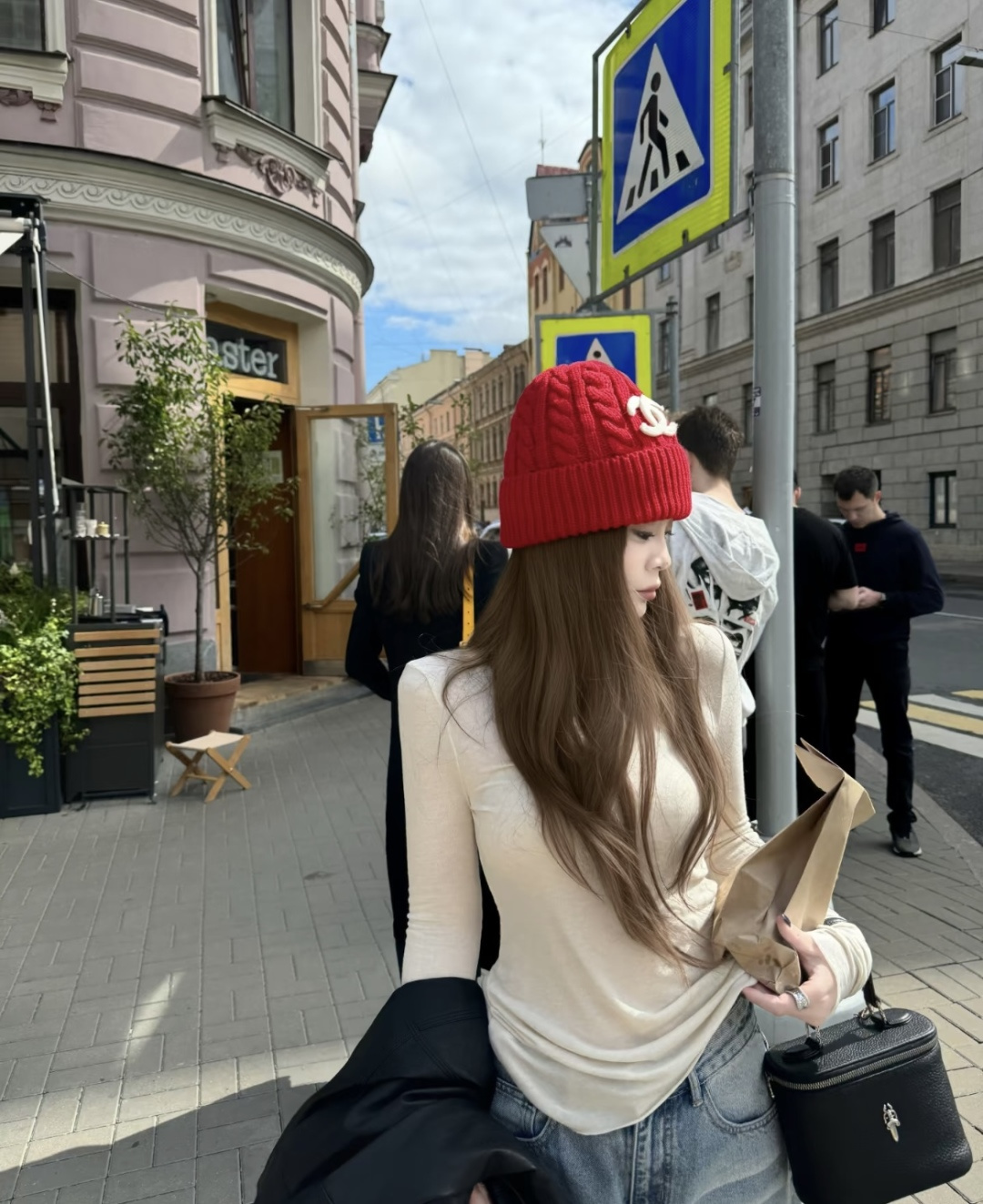 P Chanel香奈儿新款针织毛线帽