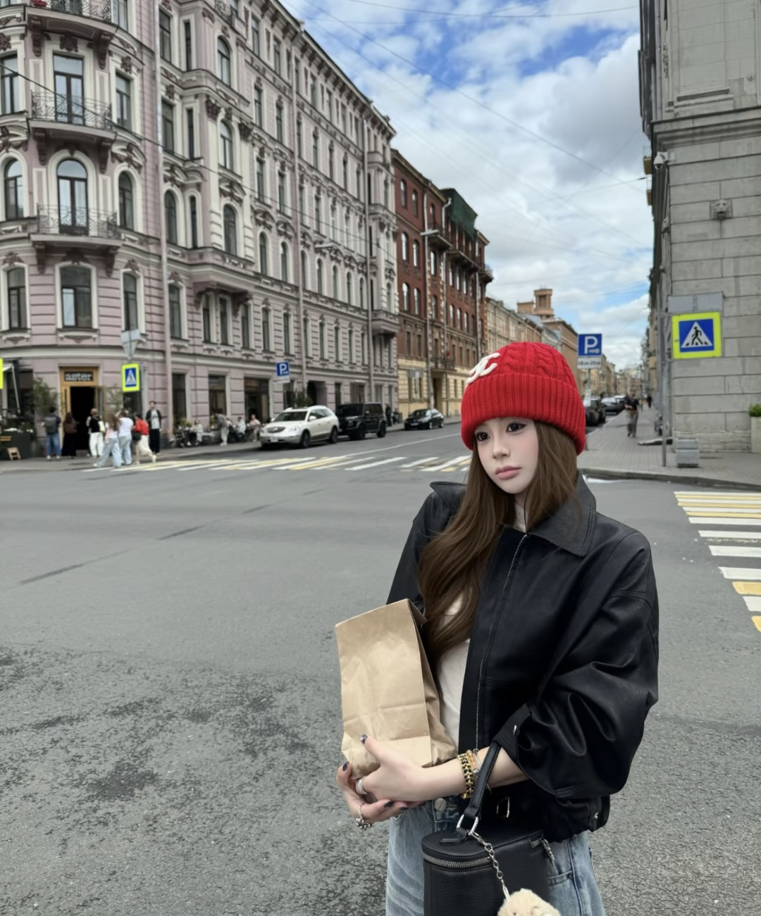 P Chanel香奈儿新款针织毛线帽