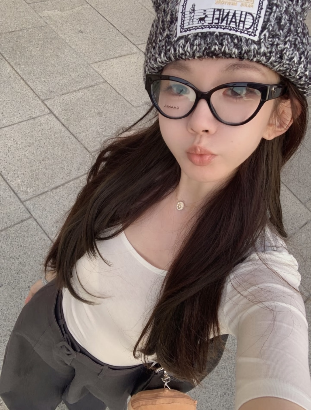 P Chanel香奈儿新款针织毛线帽