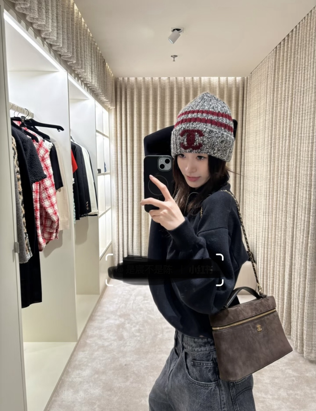 P Chanel香奈儿新款针织毛线帽