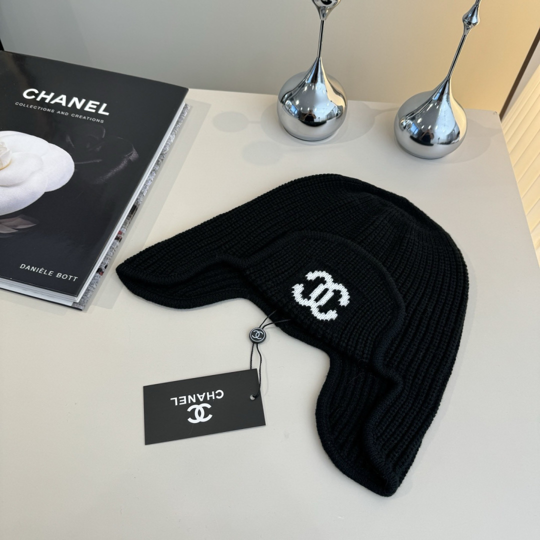 Chanel香奈儿针织毛线帽、护耳帽