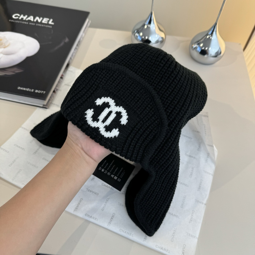 Chanel香奈儿针织毛线帽、护耳帽