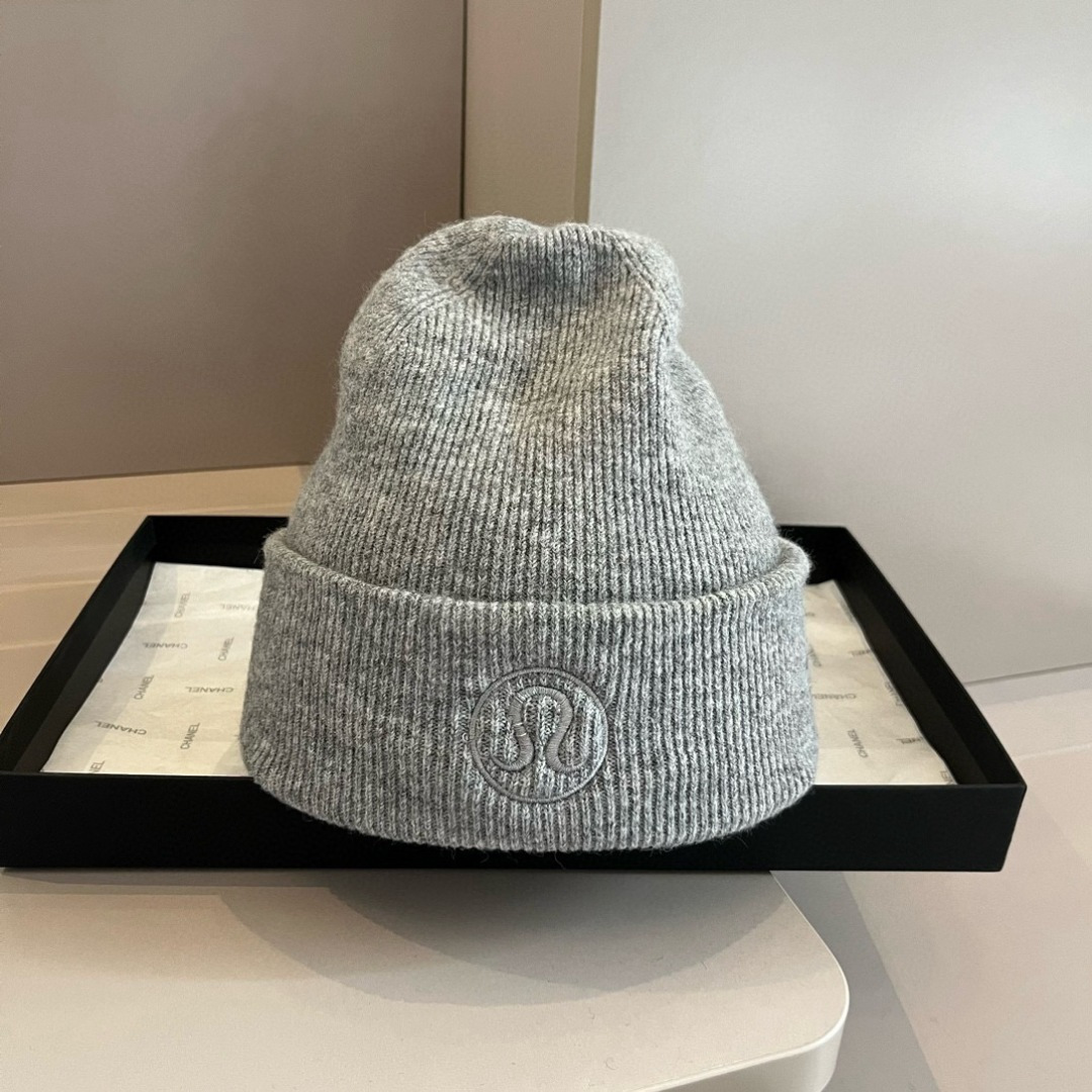 lululemon 潮牌针织毛线帽，跑量款