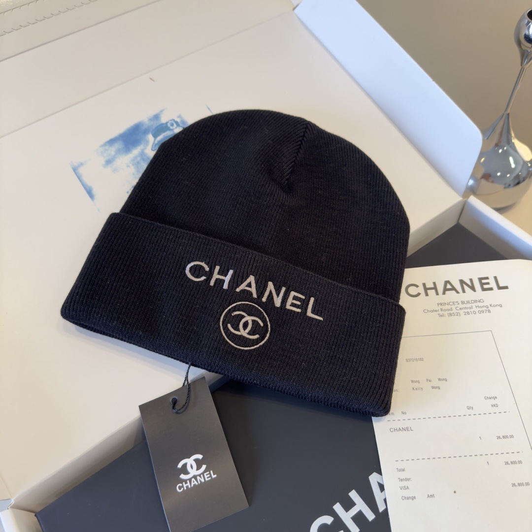 Chanel香奈儿针织毛线帽